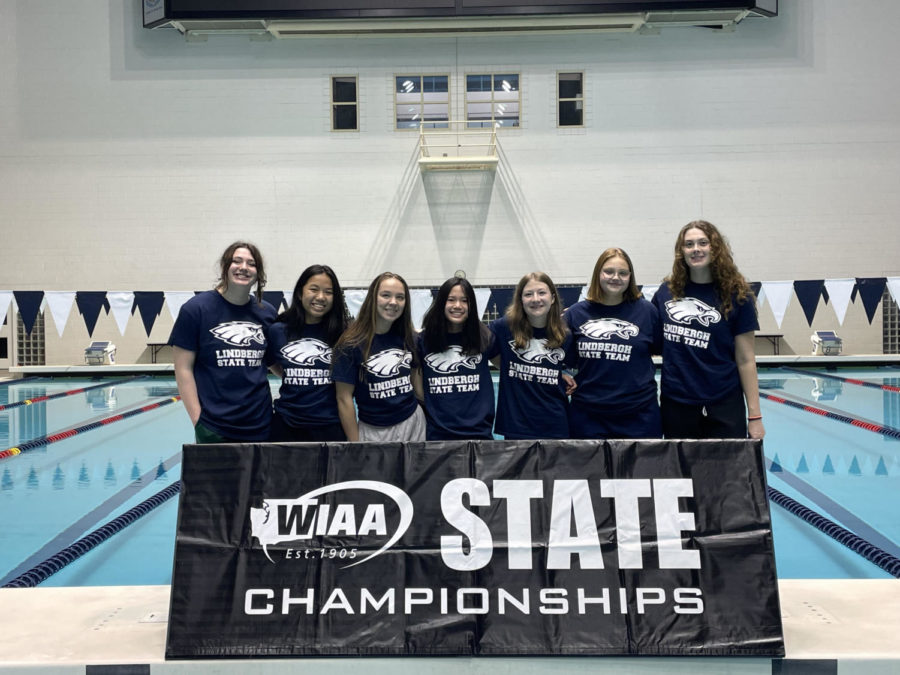 Girls swim places 11th at state