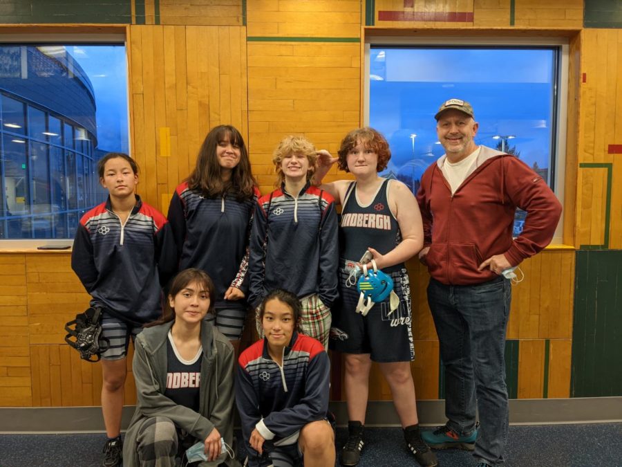 The girls wrestling team went 7-2 at the multi-team meet Tuesday at Tyee.