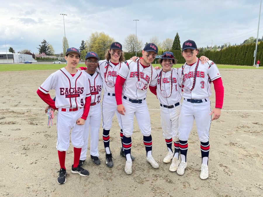 Seniors before they play their game against Renton at Liberty Park.