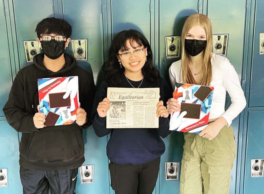 Elina Nghiem, center has been announced as Editor in Chief for next years Egalitarian. 

She is joined by Denny Duong, general editor for the yearbook and Veronica Kondey, Editor in Chief of the yearbook.